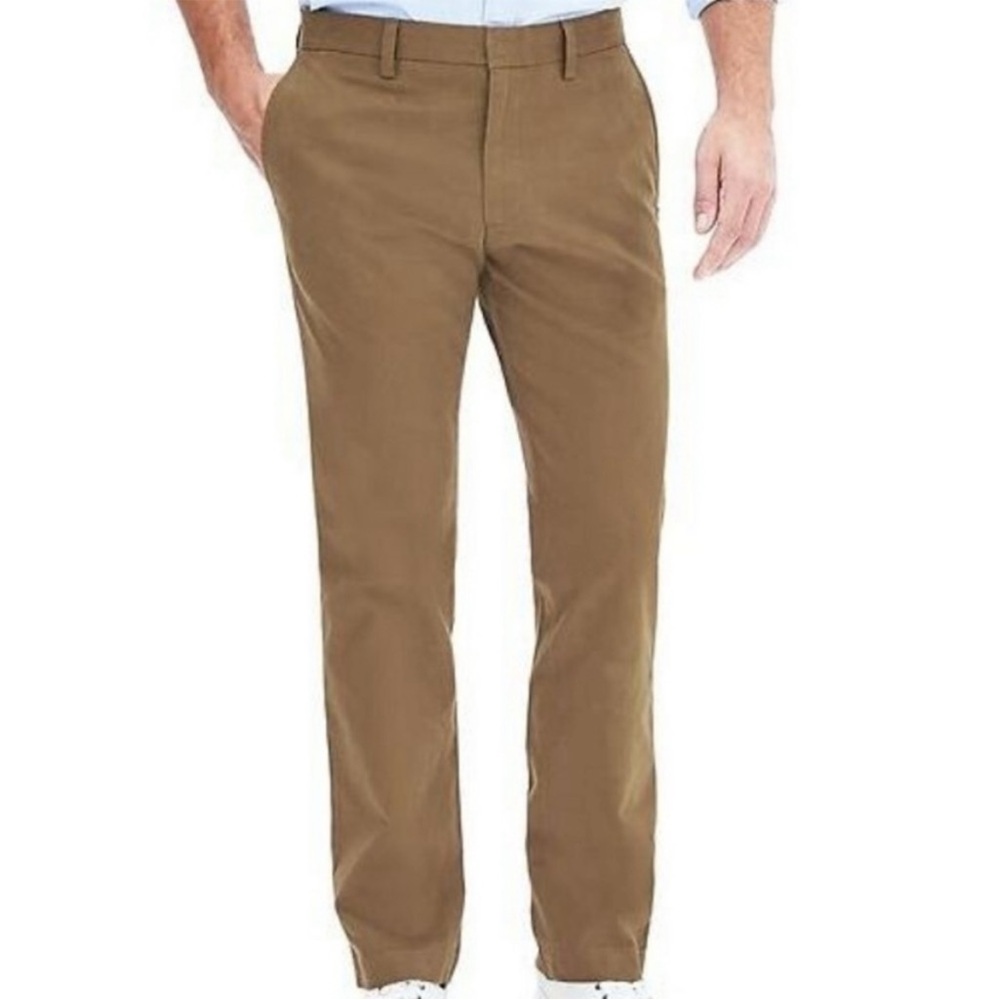 Banana Republic Men's Classic Chino Dress Pants in dark khaki or olive